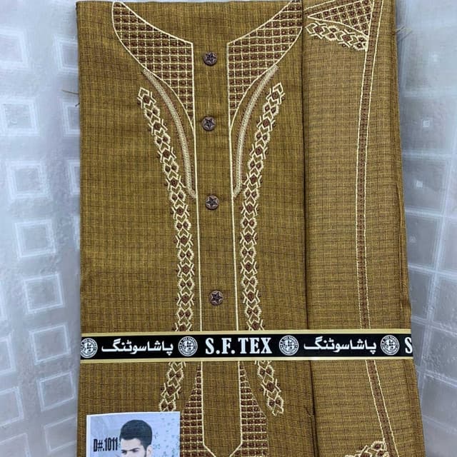 Pasha suiting mens shalwar kameez